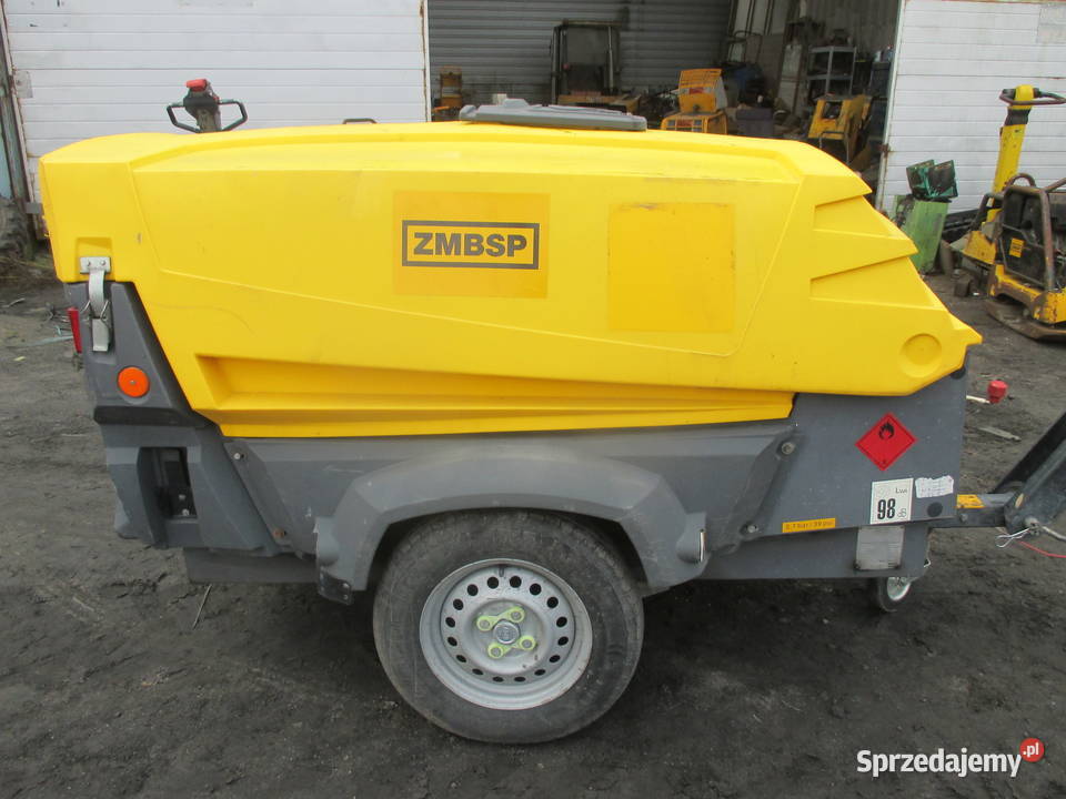Sprężarka śrubowa kompresor Atlas Copco XAS87KD nie wielkopolskie