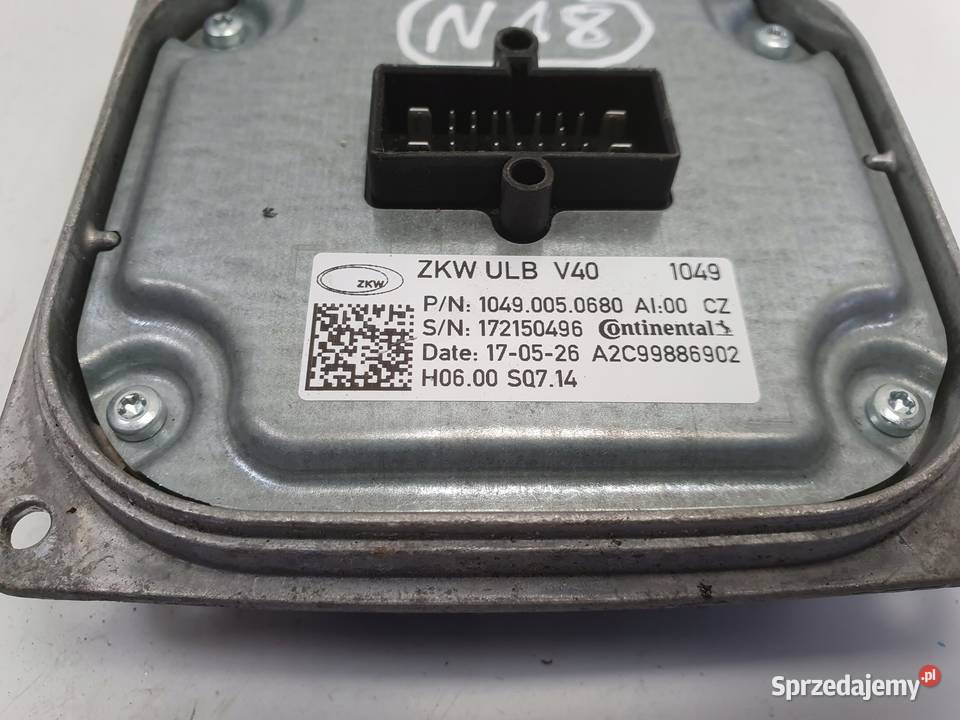 Volvo V40 II lift PRZETWORNICA LAMPY Moduł