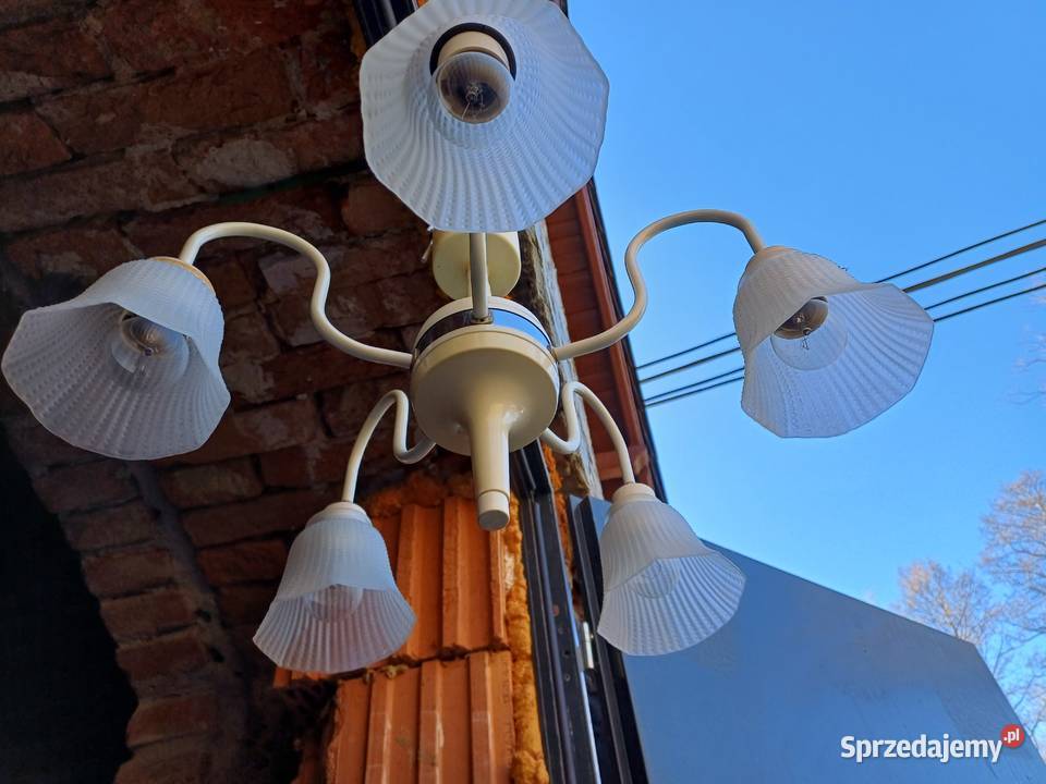 Retro lampa wisząca z 70 tych lat firmy Lubań
