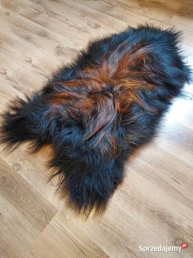 Skóra Owcza z Islandi Ognista Czerń XXXL Szaflary