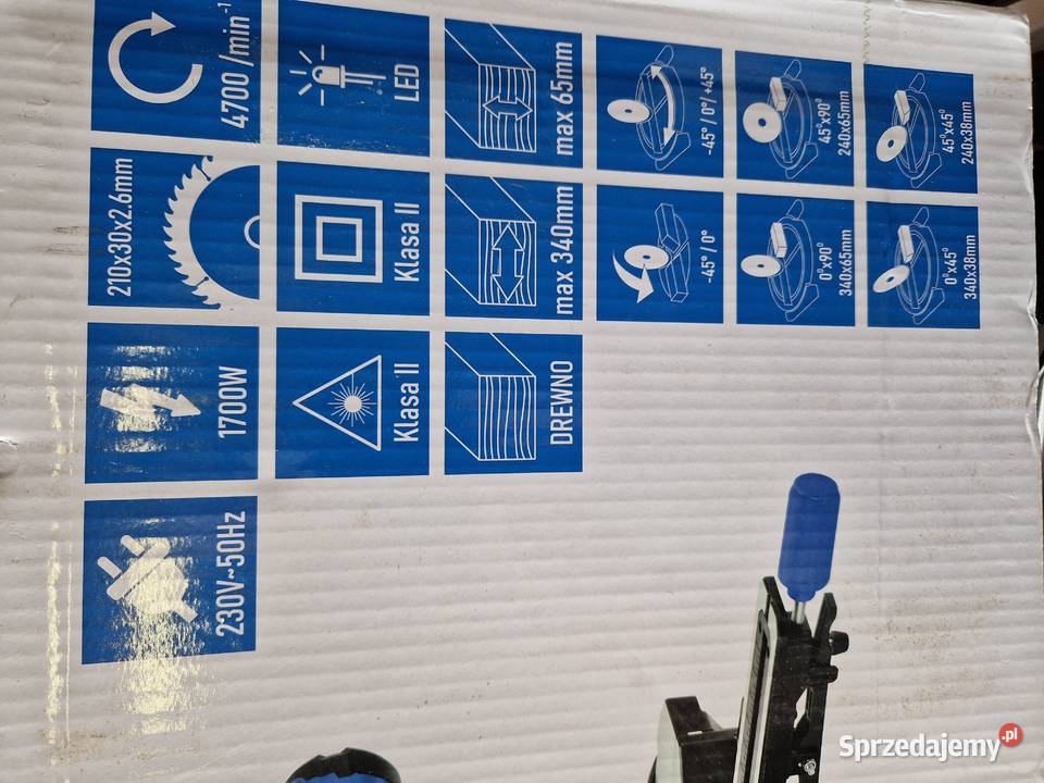 Piła ukośnica z posuwem 1700W 210mm Geko G80820 Głogowa