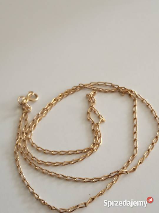 Śliczny złoty łańcuszek próba 585 Wrocław