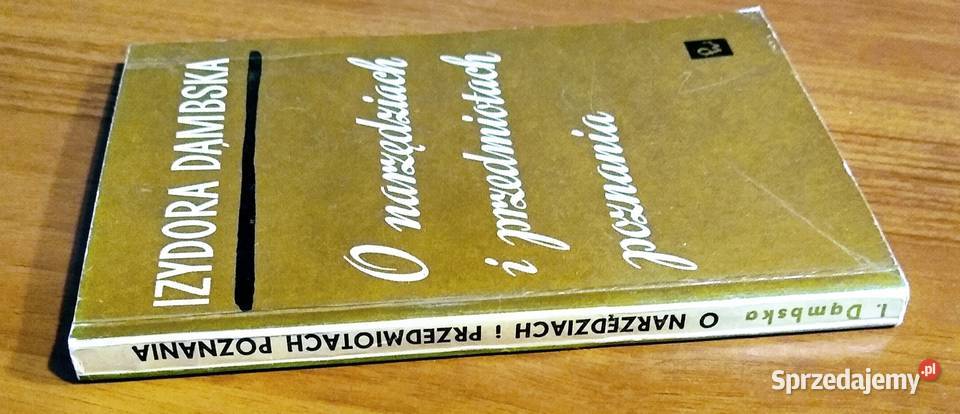 O narzędziach i przedmiotach poznania Izydora