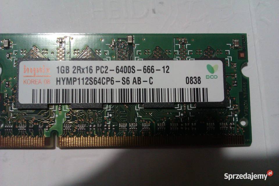 Pamięć DDR2 Hynix HYMP112S64CP6S6 1GB 800MHz Warszawa