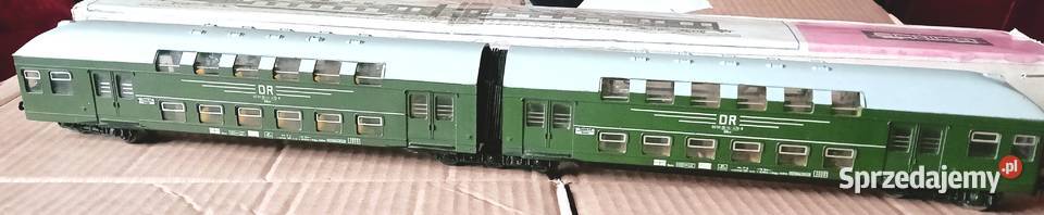 Wagon piętrowy 2członowy DR Schicht H0 Modelarstwo małopolskie Kraków sprzedam