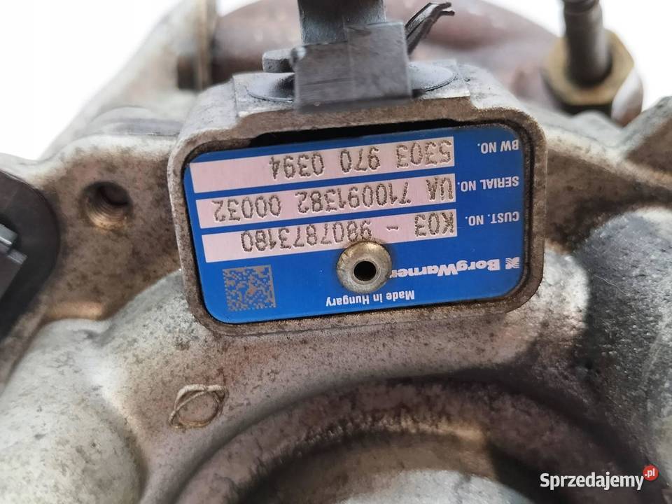 TURBOSPRĘŻARKA 9807873180 20 D BLUE HDI Toyota