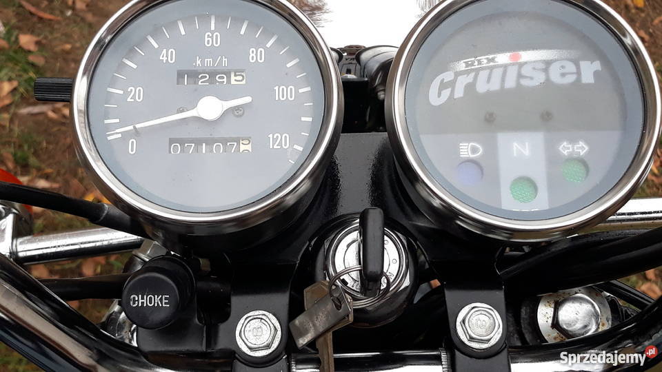 Niemiecki Motocykl Rex Cruiser 125 kat B 7000 chopper Mieszkowice