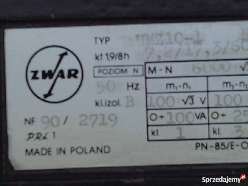 Przekładnik UMZ10 I 6000 kl1