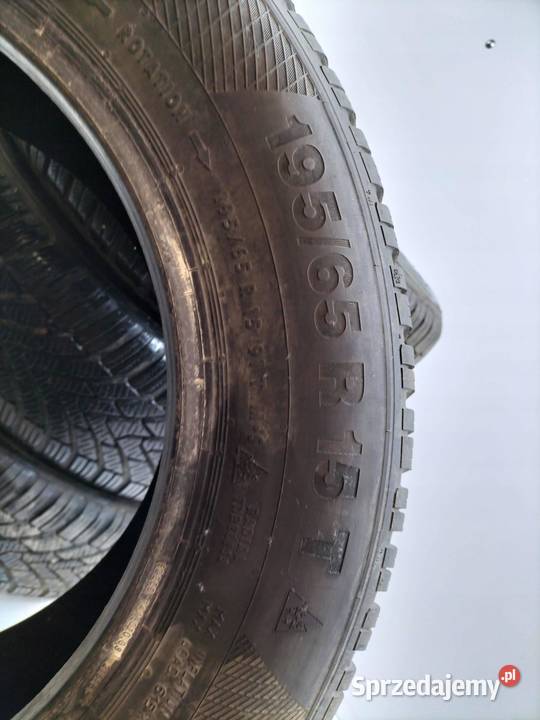 4x OPONA ZIMOWA CONTINENTAL 19565R15 1812 671 sprzedam