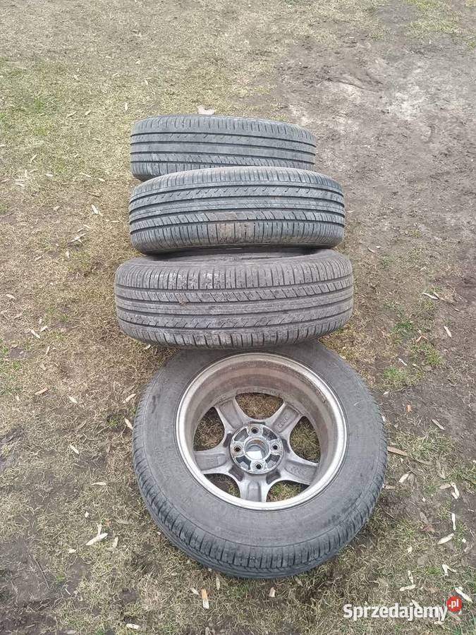 Opony letnie na alufelgach opel Banie