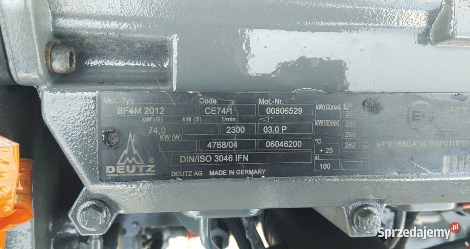 Silnik spalinowy DEUTZ BF4M 2012 BF4M2012 4 Części do maszyn budowlanych świętokrzyskie sprzedam