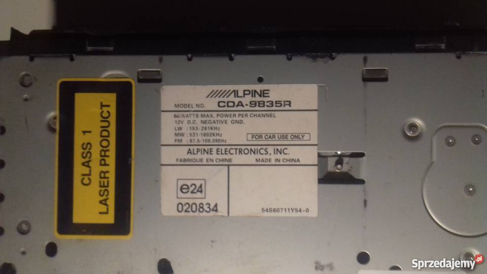 Alpine CDA9835R Pilot Alpine Koszalin