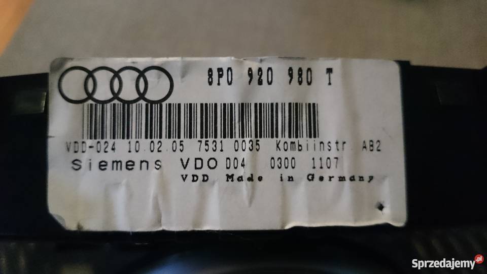 Wyświetlacz LCD Full Fis Audi a3 8P