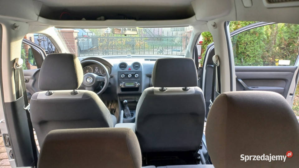 Volkswagen Caddy Salon 20 Gaz Serwisowany 2 homologacja na ciężarowe Gdańsk