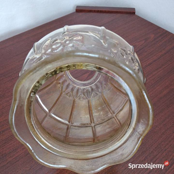 klosz szklany PRL Antyki, Sztuka, Kolekcje