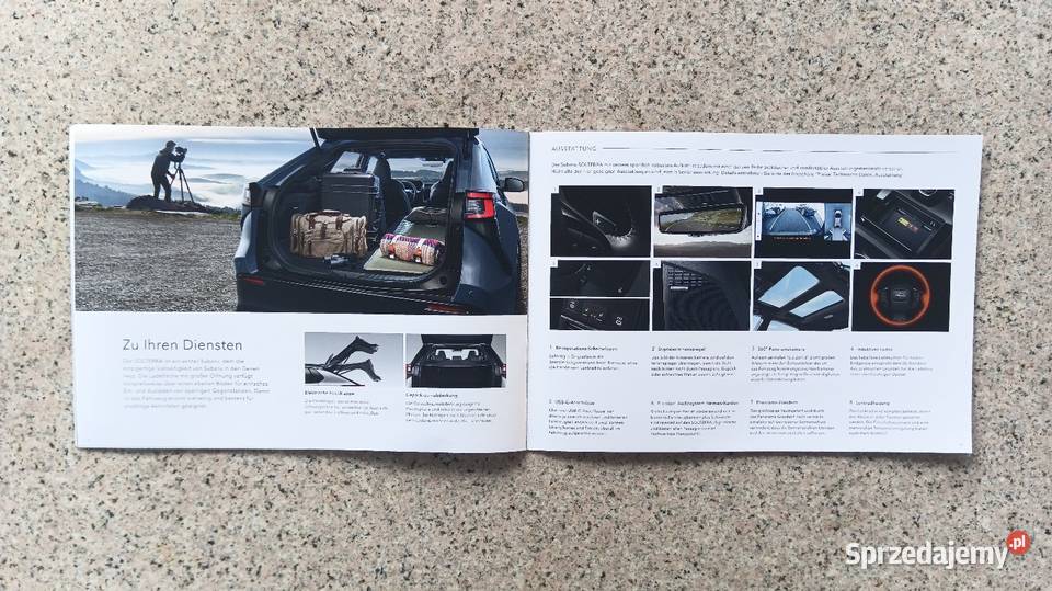 SUBARU Solterra Prospekt Rok wydania 2022