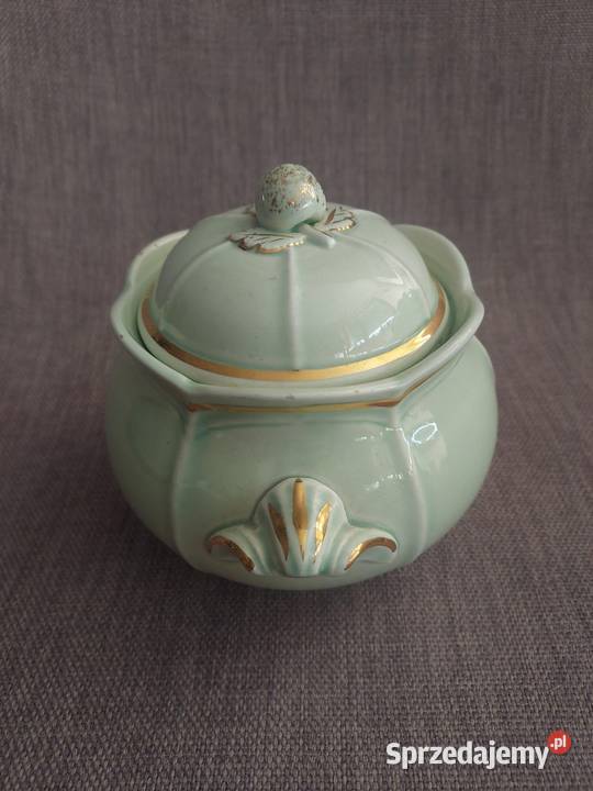 Garnitur do herbaty dzbanek cukiernica i Porcelana i szkło