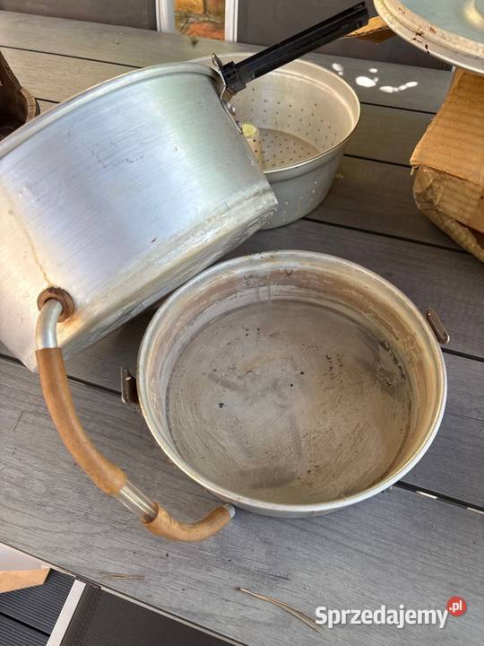 Sokownik aluminiowy PRL komplet z oryginalnym Pozostałe sprzedam
