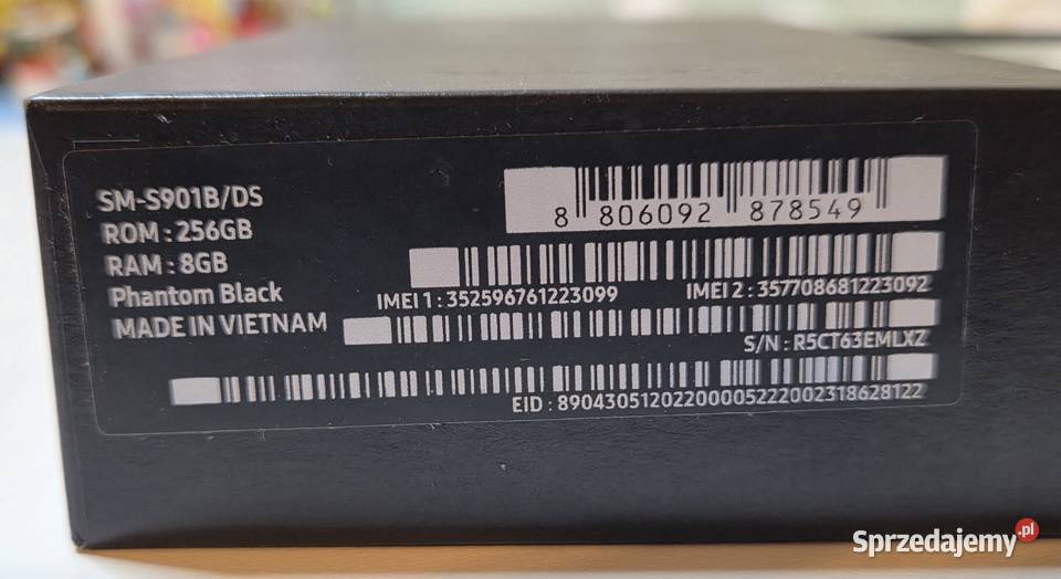 Na sprzSamsung Galaxy S22 8256GB Zestaw Pudełko mazowieckie Warszawa