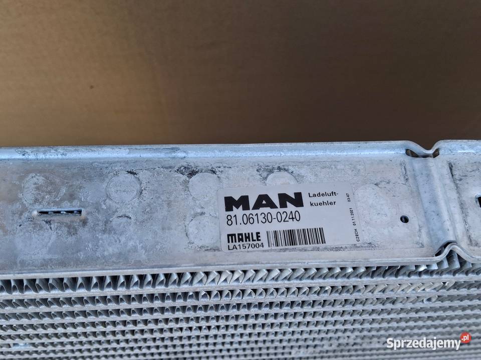 MAN TGS TG3 INTERCOOLER CHŁODNICA POWIETRZA Bieleń