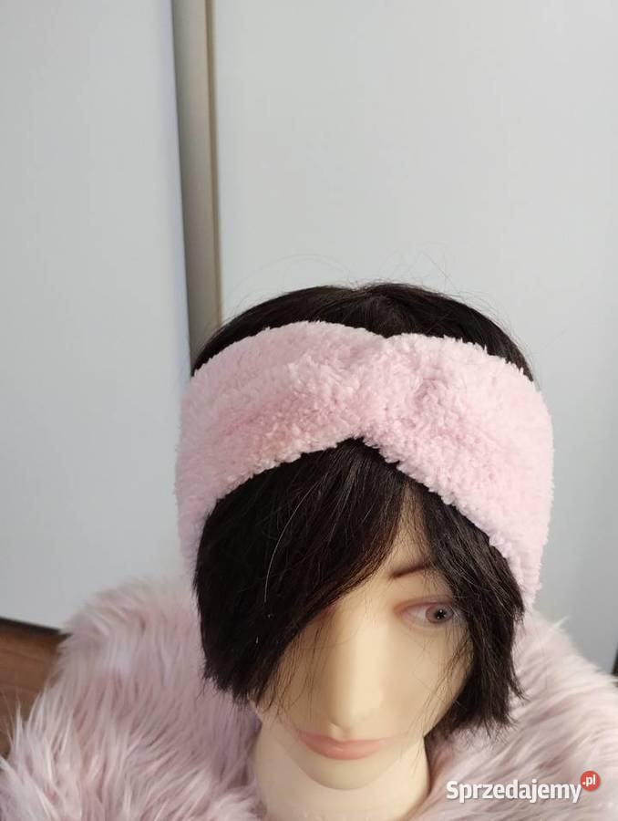 Wyprzedaż Pluszowa opaska szeroka uniwersalna śląskie Hażlach