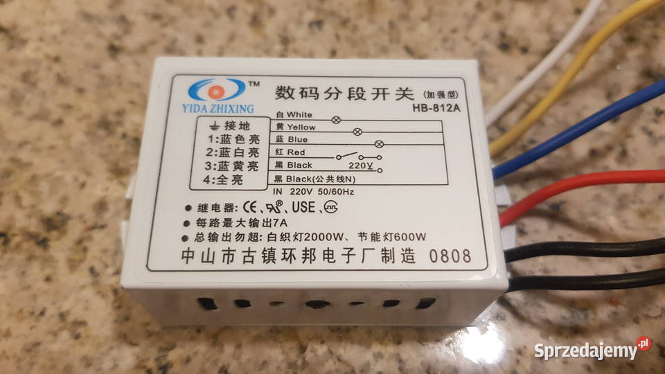 Rozdzielacz światła podział żyrandola HB812A 3 Warszawa