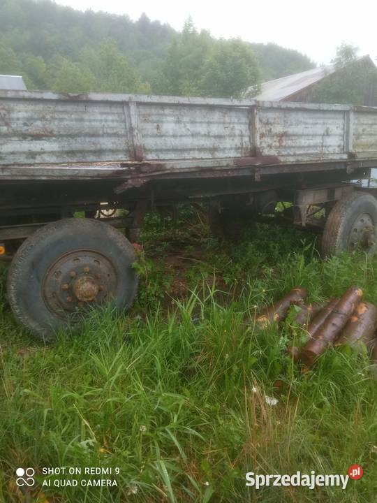 SPRAWNA Przyczepa rolnicza D47 wywrotka Wywrotki Motoryzacja śląskie Jeleśnia