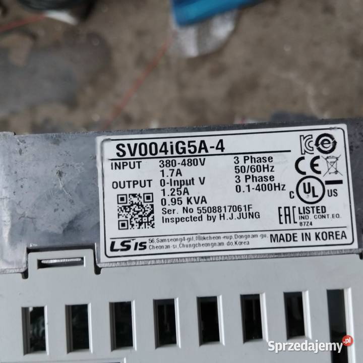 Trójfazowy falownik wektorowy LS Electric Marszowice