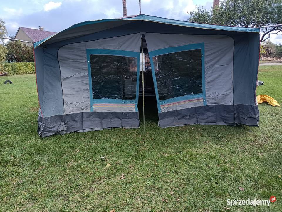 Przyczepa namiotowa scout 1996r DMC 650 6osób Giżyn sprzedam