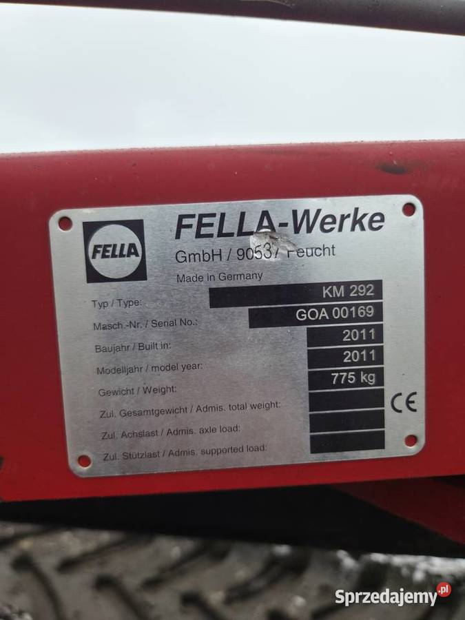 Kosiarka Fella 292 Malanów