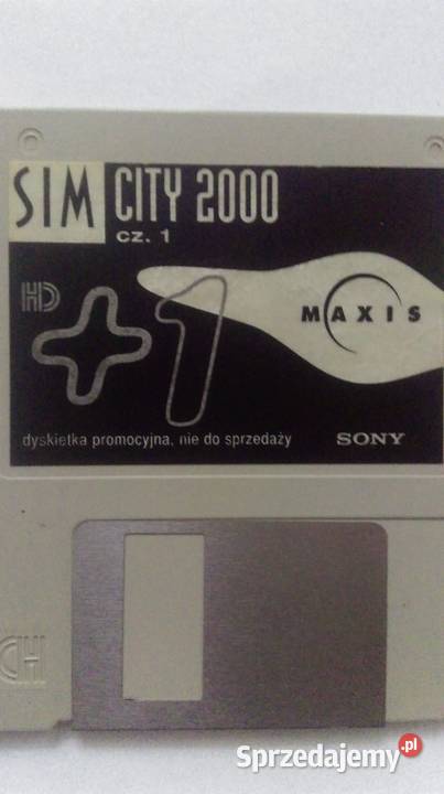 Sim City 2000 dyskietka promocyjna nie do Lębork