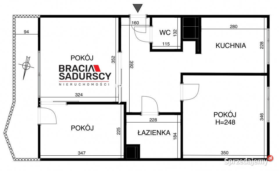 sprzedaży mieszkania 527m2 3 pok Kraków sprzedam