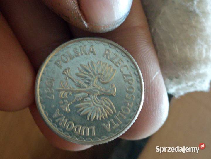 Sprzedam drugie 1 zl 1987 r zzm Chełm sprzedam