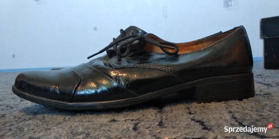 Buty eleganckie Komunia Wesele skórzane lubelskie sprzedam