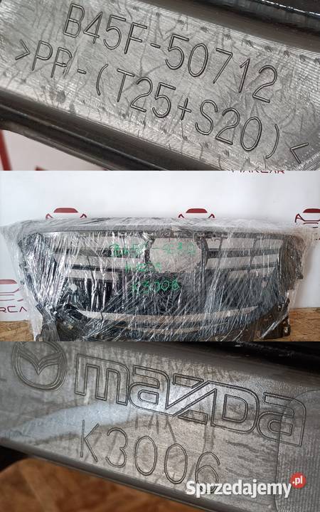 MAZDA 3 III LIFT GRILL ATRAPA CHŁODNICY PRZÓD osobowe Pleszew