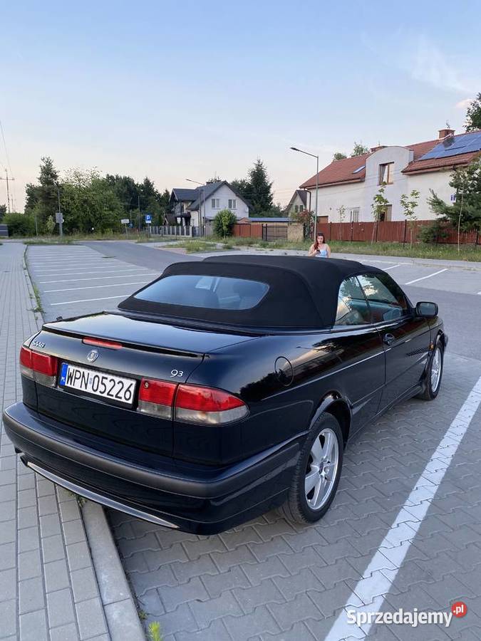 Saab 93 cabrio 20 turbo SE 276134km 9-3 Chotomów