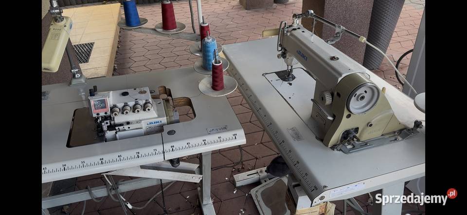 Owerlok i maszyna do szycia JUKI tanio Produkcja Łódź