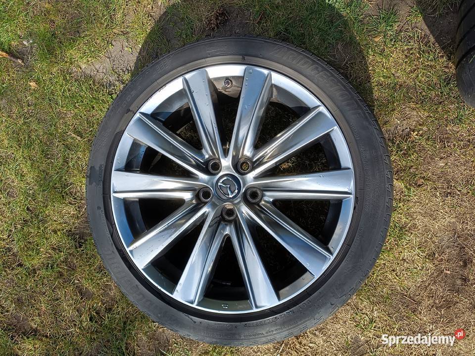 Felgi Mazda 19 75J ET45 5x1143 opony letnie sprzedam