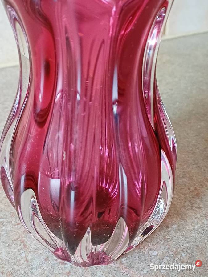 vintage czeskie szkło Nowy Targ