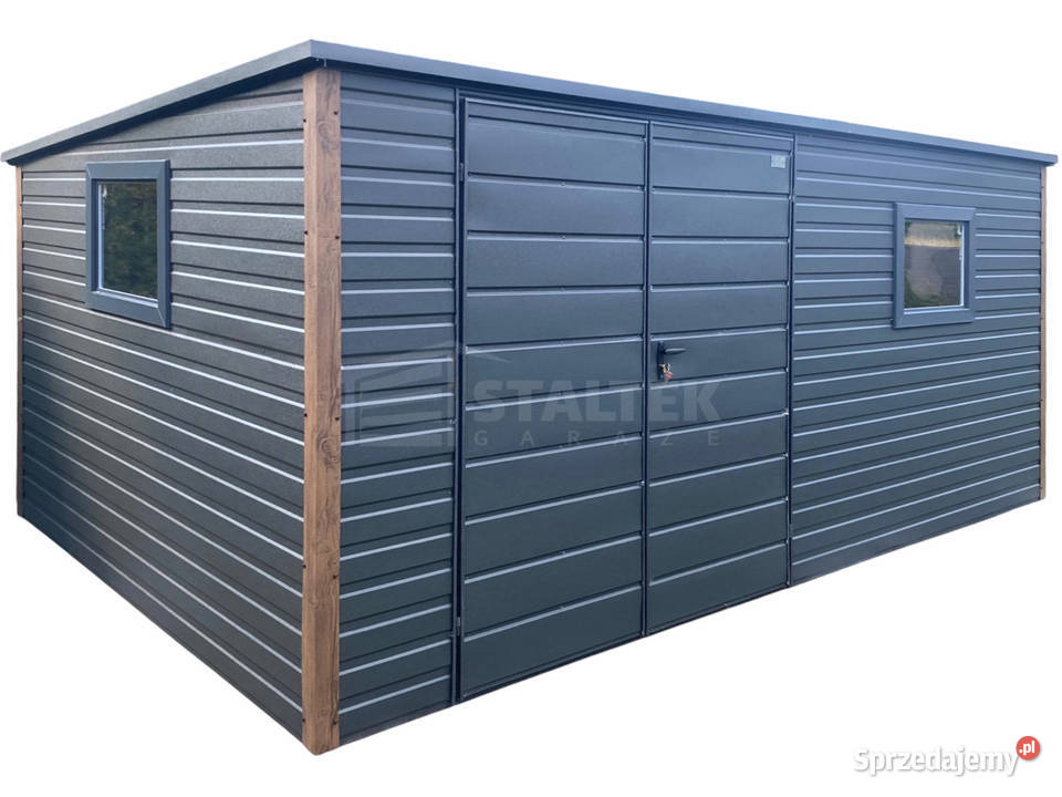 Schowek domek ogrodowy 5x3m brama dwuskrzydłowa Kalisz