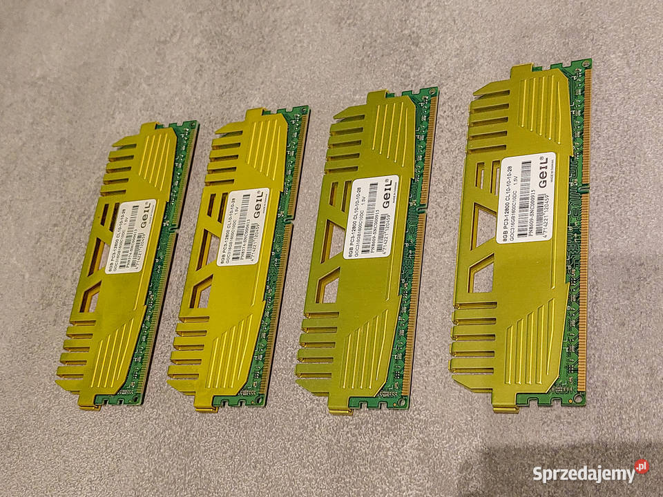 GeIL EVO CORSA Series 32GB4 x 8GB DDR3 1600 PC3 Kraków sprzedam