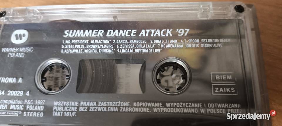 Summer Dance Attack 97 składanka 1997 Gliwice sprzedam