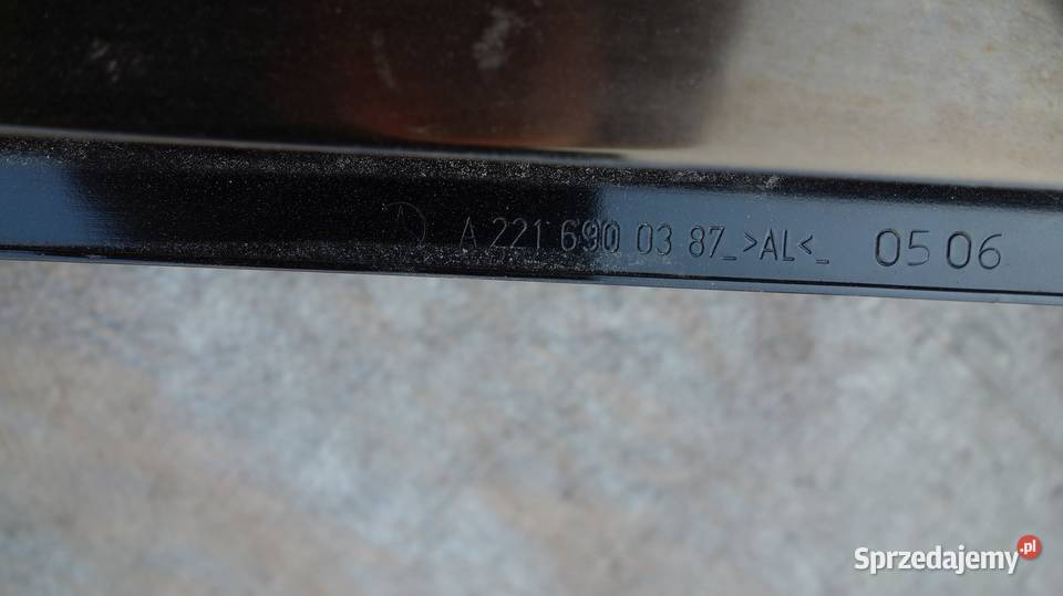 MERCEDES S W221 LISTWA DRZWI LEWY TYŁ śląskie
