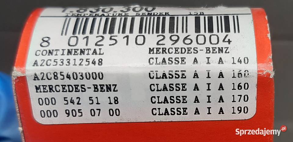 CZUJNIK TEMPWODY MERCEDES SMART 1830300 Mielęcin sprzedam