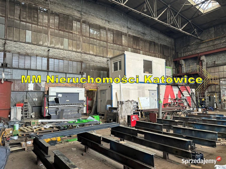 Hale produkcyjne z 2 suwnicami do wynajęcia Sosnowiec