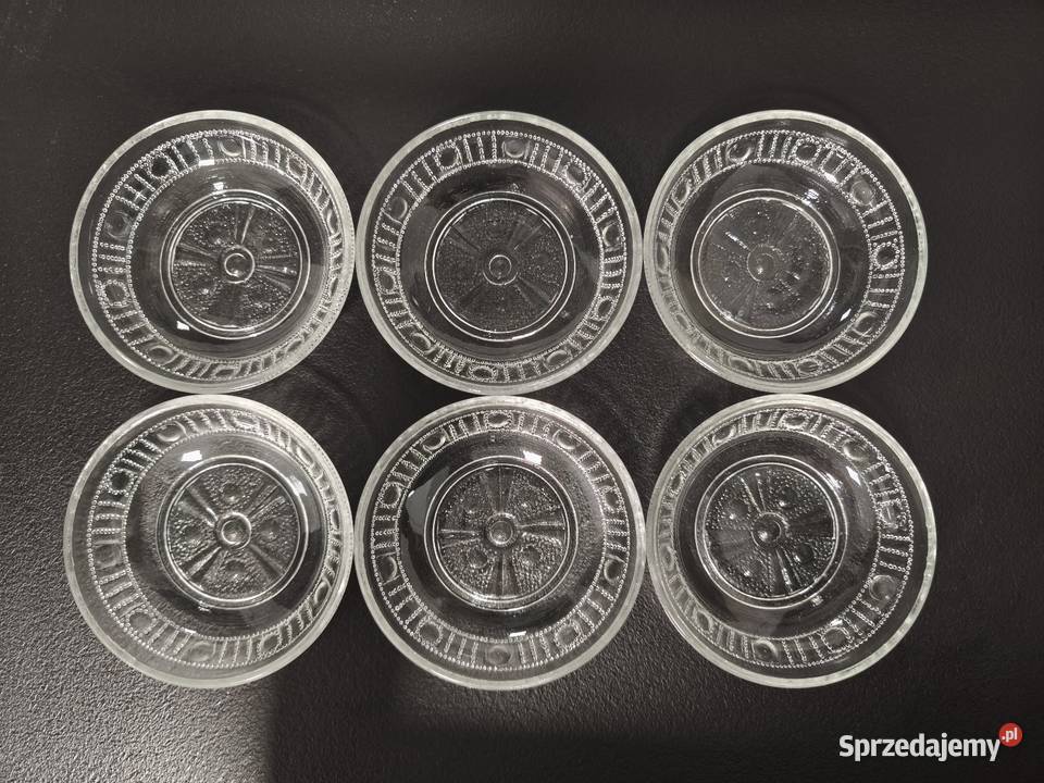 Szklane miseczki deserowe vintage Gdańsk
