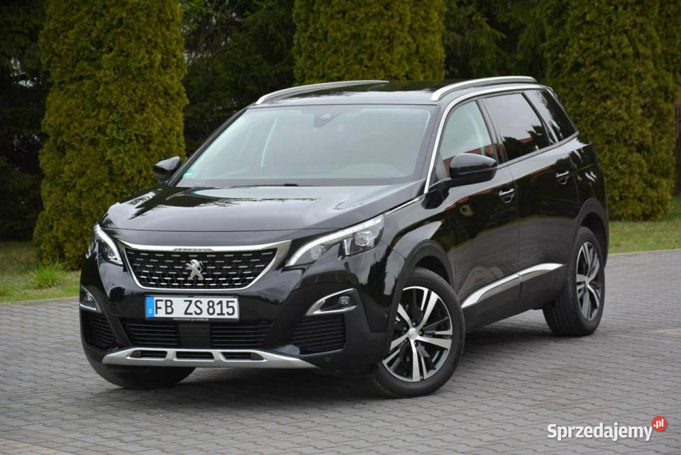 Peugeot 5008 Radar ACC Skóry 7foteli Navi Kamera Ostrów Mazowiecka