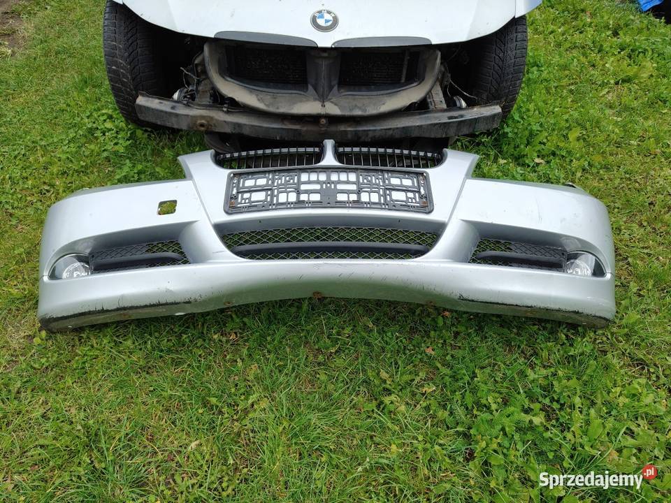 Bmw e90 zderzak przedni srebrny titansilber osobowe Aleksandrów Łódzki sprzedam