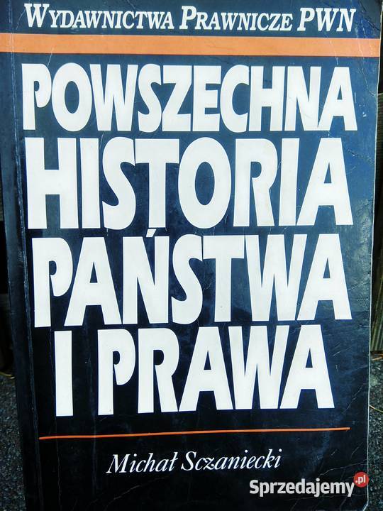 Powszechna historia państwa i prawa książki Warszawa