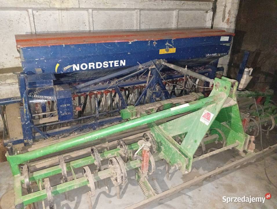 Zestaw uprawowo siewny Siewnik Nordsten Ceranów sprzedam